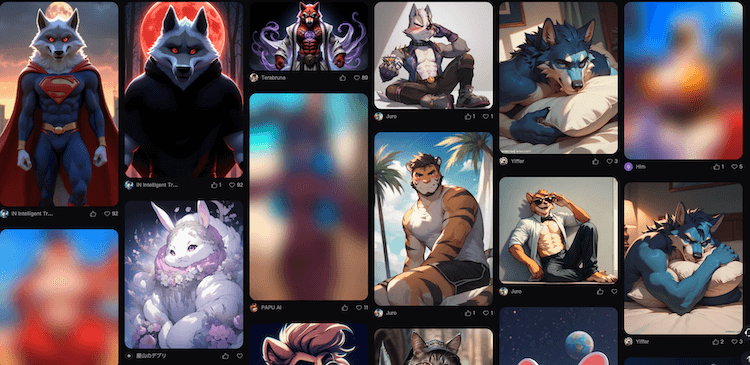 ai furry art