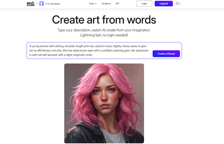 magicstudio ai generated girl