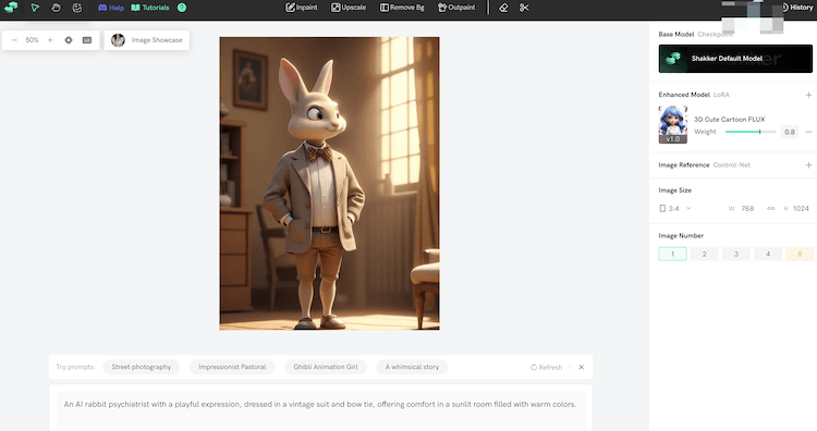 shakker ai rabbit psychiatrist